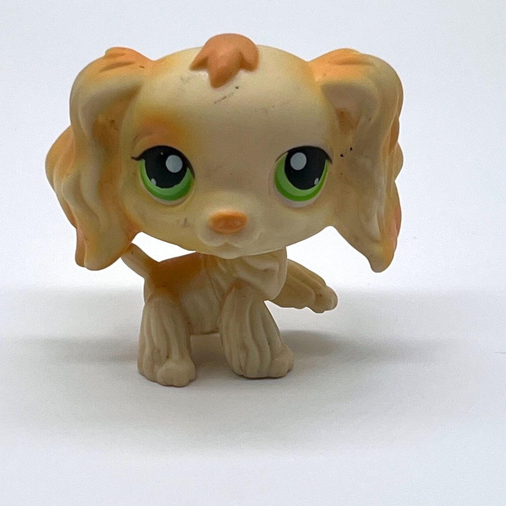 Hasbro Littlest Pet Shop Cocker Spaniel 347 LPS Authentic Green Eyes